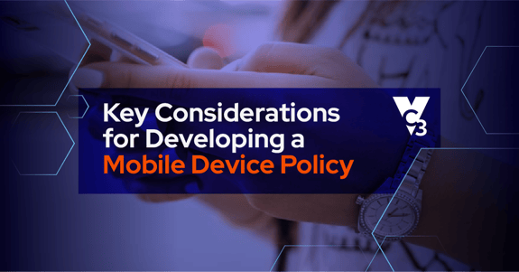 develop mobile device policy