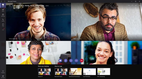 setting-up-a-conference-call-with-microsoft-teams